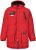 JAY-PI Warm Quilted Parka Dual Function Windproof and Water Repellent Red - Casacos - Casacos Homem Tamanhos Grandes