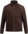 JP1880 Leather Jacket Goat Suede Espresso Brown - Casacos - Casacos Homem Tamanhos Grandes