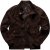 JP1880 Leather Jacket Goat Suede Espresso Brown - Casacos - Casacos Homem Tamanhos Grandes