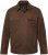 JP1880 Leather Jacket Nubuck Shirt Collar Brown - Casacos - Casacos Homem Tamanhos Grandes