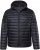 JAY-PI Lightly Quilted Jacket with a Hoodie Black - Casacos - Casacos Homem Tamanhos Grandes