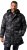 JP1880 Quilted Parka with Camouflage Drawstring Waist Black - Casacos - Casacos Homem Tamanhos Grandes