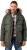 JP1880 Quilted Parka Lightweight and Warm with Faux Fur Hood Dark Green - Casacos - Casacos Homem Tamanhos Grandes