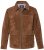 JP1880 Leather Jacket Genuine Cowhide Brown - Casacos - Casacos Homem Tamanhos Grandes