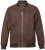 JP1880 Jacket Buffed Nubuck Lamb Leather Brown - Casacos - Casacos Homem Tamanhos Grandes