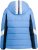 Ulla Popken HYPRAR Chevron Stripe Triple Function Quilted Fully Lined Ski Jacket Pastel Petrol - Jaquetas - 