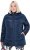 Ulla Popken Quilted Water Repellent Jacket Navy Blue - Casacos & jaquetas - 