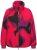 Ulla Popken Abstract Print Zip Fleece Jacket Pink Berry - Jaquetas - 