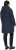 Ulla Popken Hooded with Zippered Pockets and Zippered Side Slits Jacket Navy - Jaquetas - 