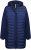 Ulla Popken HYPRAR Mixed Texture Water-Repellent Jacket Night Blue - Jaquetas - 