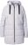 Ulla Popken HYPRAR Wave Quilted Water-Repellent Jacket Off-White - Jaquetas - 