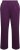 Ulla Popken Pull On Knit Straight Leg Pocket Pants Dark Blackberry - Jeans & Calças Femininas em Tamanhos Grandes – Plus Size - 