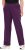 Ulla Popken Pull On Knit Straight Leg Pocket Pants Dark Blackberry - Jeans & Calças Femininas em Tamanhos Grandes – Plus Size - 