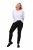 Ulla Popken Denim Look All Elastic Pocket Sienna Jeggings Black - Ulla Popken - Roupa Plus-Size Ulla Popken