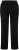 Ulla Popken Side Stripe Adjustable Drawstring Waist Joggers Black - Jeans & Calças Femininas em Tamanhos Grandes – Plus Size - 