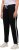Ulla Popken Side Stripe Adjustable Drawstring Waist Joggers Black - Jeans & Calças Femininas em Tamanhos Grandes – Plus Size - 