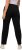 Ulla Popken Side Stripe Adjustable Drawstring Waist Joggers Black - Jeans & Calças Femininas em Tamanhos Grandes – Plus Size - 
