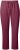 Ulla Popken Basic Drawstring Elastic Waist Cotton Blend Joggers Dark Berry - Jeans & Calças Femininas em Tamanhos Grandes – Plus Size - 
