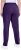 Ulla Popken Basic Drawstring Elastic Waist Cotton Blend Joggers Deep Violet - Jeans & Calças Femininas em Tamanhos Grandes – Plus Size - 