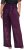 Ulla Popken Wide Leg Sequined Pants Mulberry - Jeans & Calças Femininas em Tamanhos Grandes – Plus Size - 