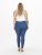 Only Carmakoma Thunder Life Skinny Fit Jeans Blue Denim - Jeans & Calças Femininas em Tamanhos Grandes – Plus Size - 