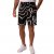 JP1880 Bermuda Shorts Soft Viscose All-over Print Black - Calções - Calções Homem Tamanhos Grandes