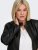 Only Carmakoma Robber Leather Jacket Black - Casacos de couro - 