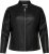 Only Carmakoma Robber Leather Jacket Black - Casacos de couro - 