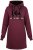 Nora Mikken KADRI Long Hoodie Burgundy - Sweatshirt & camisolas com capuz - 