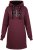 Nora Mikken KADRI WHITE Long Hoodie Burgundy - Sweatshirt & camisolas com capuz - 