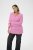 Kaffe Curve Emilia Pullover Pink Power Melange - Camisolas de malha - 