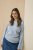 Kaffe Curve Jina Knit Pullover Powder Blue Melange - Camisolas de malha - 