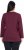 Ulla Popken Back To Basics V-Neck Relaxed Fit Cotton Tee Dark Berry - T-shirts - 