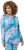 Ulla Popken Marble Ski Top with Gaiter Bright Turquoise - T-shirts estampadas para mulher - 