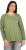 Ulla Popken Cold Dyed Sequined Heart Long Sleeve Tee Sage Green - T-shirts estampadas para mulher - 