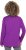 Ulla Popken Metallic Graphic Holiday Tee Dark Purple - T-shirts estampadas para mulher - 