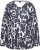 Ulla Popken Quick Drying Abstract Print Tee Black - T-shirts estampadas para mulher - 