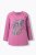 Ulla Popken Inverted Seam Long Sleeve Graphic Tee Dark Rose - T-shirts estampadas para mulher - 
