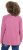 Ulla Popken Inverted Seam Long Sleeve Graphic Tee Dark Rose - T-shirts estampadas para mulher - 