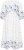 Kaffe Curve Rosa Midi Dress Blue Tones Border Flower - Vestidos - 