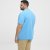 North Latitude Polo Pique Short Sleeve Turquoise - Pólos - Pólos Tamanhos Grandes Homem