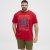 North Latitude T-Shirt Printed Short Sleeve Red - T-shirts - T-shirts Homem Tamanhos Grandes