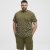 North Latitude T-shirt Allover Printed Green - T-shirts - T-shirts Homem Tamanhos Grandes