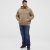 North Latitude Hoodie with Zipper Dark Sand TALL - TALL camisolas - 