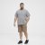 North Latitude Shirt Short Sleeve Checked Grey - Camisas - Camisas Homem Tamanhos Grandes