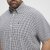 North Latitude Shirt Short Sleeve Checked Grey - Camisas - Camisas Homem Tamanhos Grandes