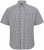 North Latitude Shirt Short Sleeve Checked Grey - Camisas - Camisas Homem Tamanhos Grandes
