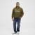 North Latitude Sweatshirt Half-Zip Green - Sweatshirts & hoodies - Sweatshirt & Camisolas com Capuz tamanhos grandes