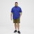 North Latitude Polo Pique Short Sleeve Cobalt Blue - Pólos - Pólos Tamanhos Grandes Homem