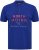 North Latitude Polo Pique Print Short Sleeve Cobalt Blue - Pólos - Pólos Tamanhos Grandes Homem